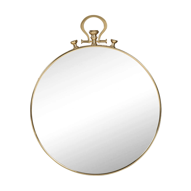 Pocket Watch Round Wall Mirror