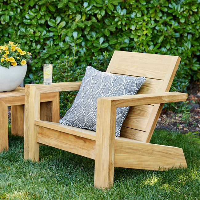 Wooden Adirondack Chair - alternate view